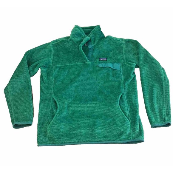 Patagonia Re-Tool Half-Snap Pullover RETIRED KELLY GREEN COLOR - Picture 2 of 5